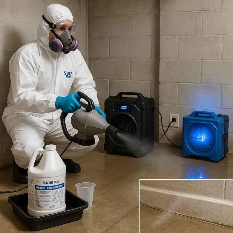 Sanitization and Odor Removal process in Louisburg, NC