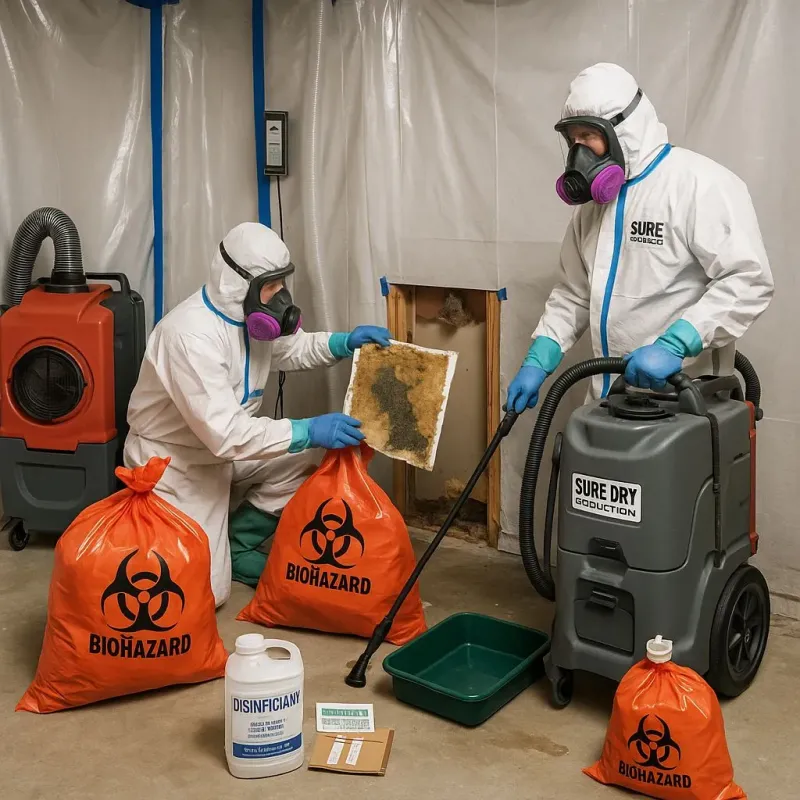 Contaminated Water Handling Protocols process in Louisburg, NC