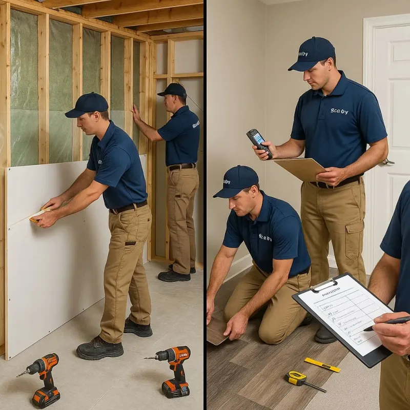 Repairs and Reconstruction process in Louisburg, NC